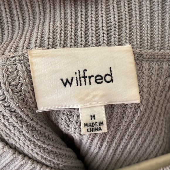 Aritzia Wilfred Crevier Knit Top Grey Size M - Picture 5 of 5
